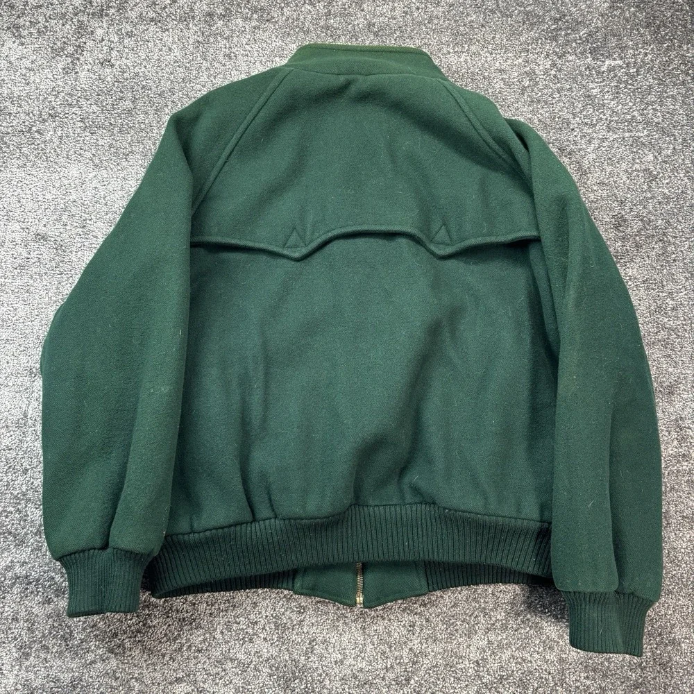 Vintage 90s Polo Ralph Lauren Varsity Bomber Jacket Medium Wool Shield Crest